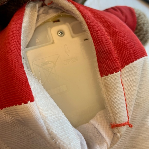 Vintage Gemmy Dancing & Musical Football Player Sock Monkey Animated Plush - Picture 16 of 16